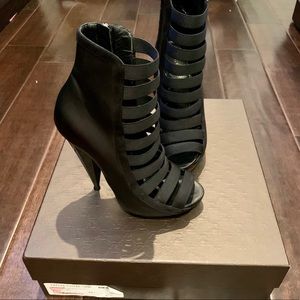 Gucci Kid leather Black booties